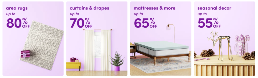 Wayfair - top choice for holiday shoppers