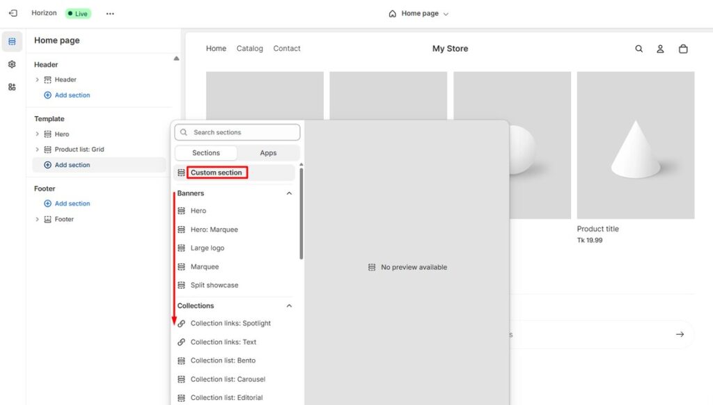 create custom block